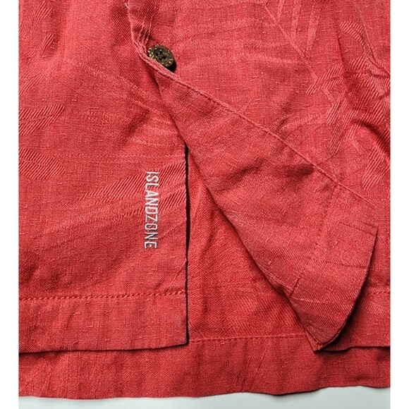 Tommy Bahama NFL Arizona Cardinals Tropical Floral Camp Shirt Island Zone Size L - Picture 9 of 11